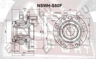 Ступица колеса ASVA NSWHS50F