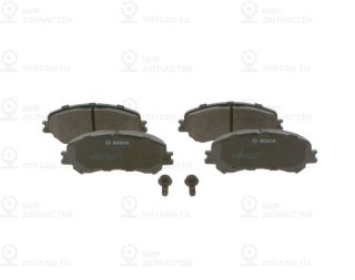 Комплект тормозных колодок (дисковый тормоз) BOSCH 0986494722