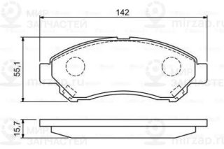 Колодки Тормозные Дисковые Bosch BOSCH 0986494936