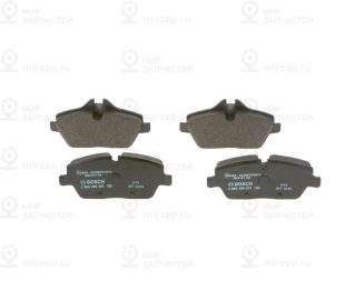 Комплект тормозных колодок (дисковый тормоз) BOSCH 0986495251