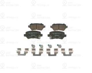 Комплект тормозных колодок (дисковый тормоз) BOSCH 0986495319