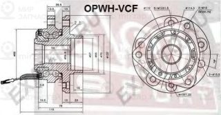 Ступица колеса ASVA OPWHVCF