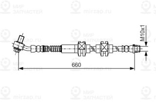 Тормозной шланг BOSCH 1987481A49