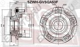 Ступица колеса ASVA SZWHGVSQA53F