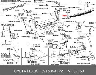 Запчасть TOYOTA 521596A972