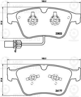 Запчасть BREMBO P05003