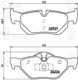 Запчасть BREMBO P06038X