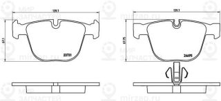 Запчасть BREMBO P06053