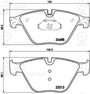 Запчасть BREMBO P06074