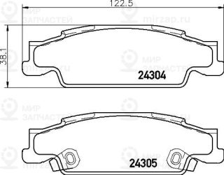 Запчасть BREMBO P09007