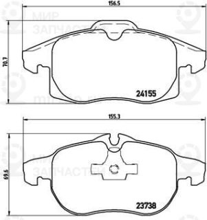 Запчасть BREMBO P10011