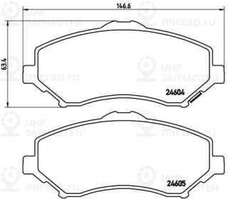 Запчасть BREMBO P11025