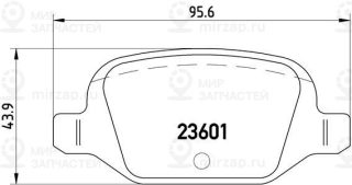 Запчасть BREMBO P23064