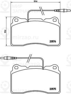 Запчасть BREMBO P23082