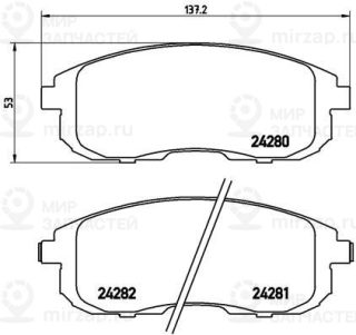 Запчасть BREMBO P23126
