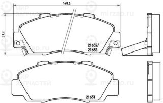 Запчасть BREMBO P28026