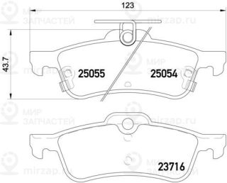 Запчасть BREMBO P28070