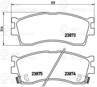 Запчасть BREMBO P30016