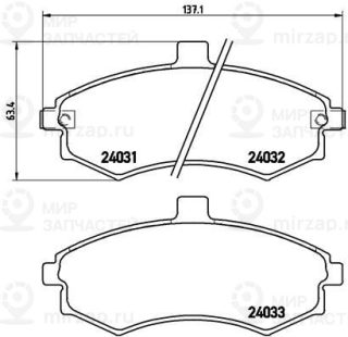 Запчасть BREMBO P30020