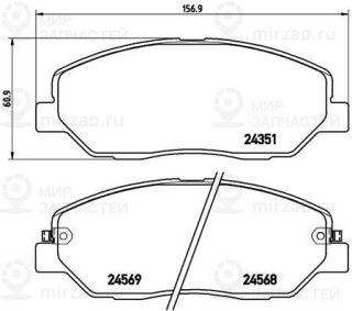 Запчасть BREMBO P30036