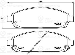 Запчасть BREMBO P37010