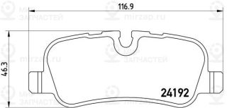 Запчасть BREMBO P44013