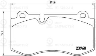 Запчасть BREMBO P50074X