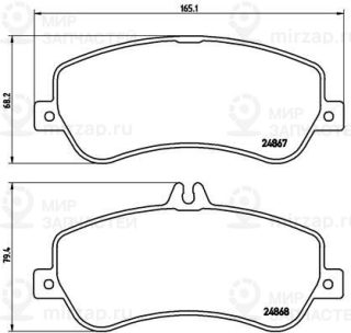 Запчасть BREMBO P50086