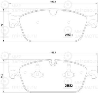 Запчасть BREMBO P50112