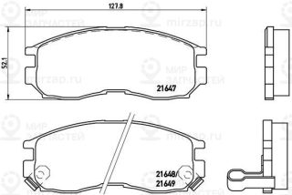 Запчасть BREMBO P54014