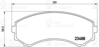 Запчасть BREMBO P54029