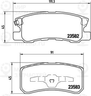 Запчасть BREMBO P54031