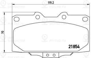 Запчасть BREMBO P56034