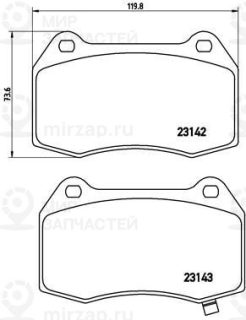 Запчасть BREMBO P56047