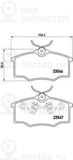 Запчасть BREMBO P59034