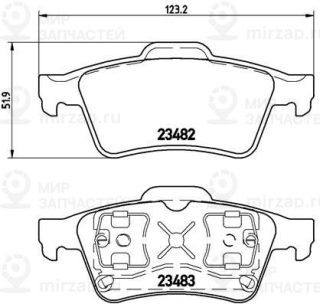 Запчасть BREMBO P59044