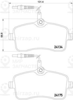 Запчасть BREMBO P61109
