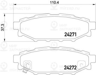 Запчасть BREMBO P78020