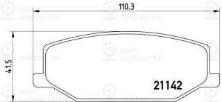Запчасть BREMBO P79001