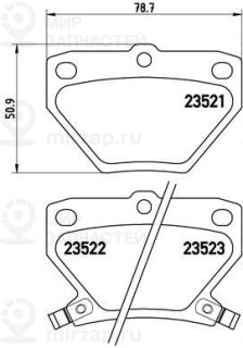 Запчасть BREMBO P83052