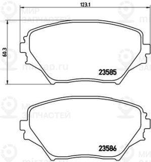 Запчасть BREMBO P83055