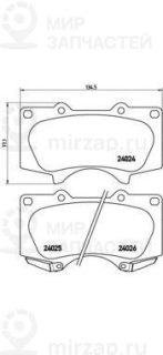 Запчасть BREMBO P83066
