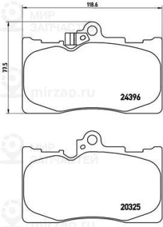 Запчасть BREMBO P83072