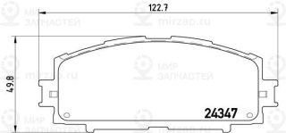 Запчасть BREMBO P83086