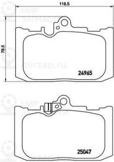 Запчасть BREMBO P83131