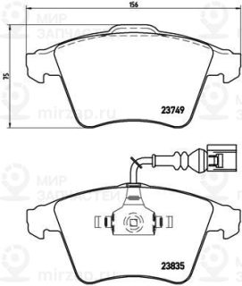 Запчасть BREMBO P85090