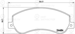 Запчасть BREMBO P85115