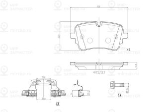 Запчасть BREMBO P85190