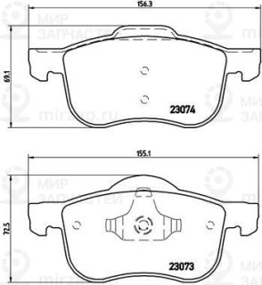 Запчасть BREMBO P86016