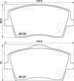 Запчасть BREMBO P86031